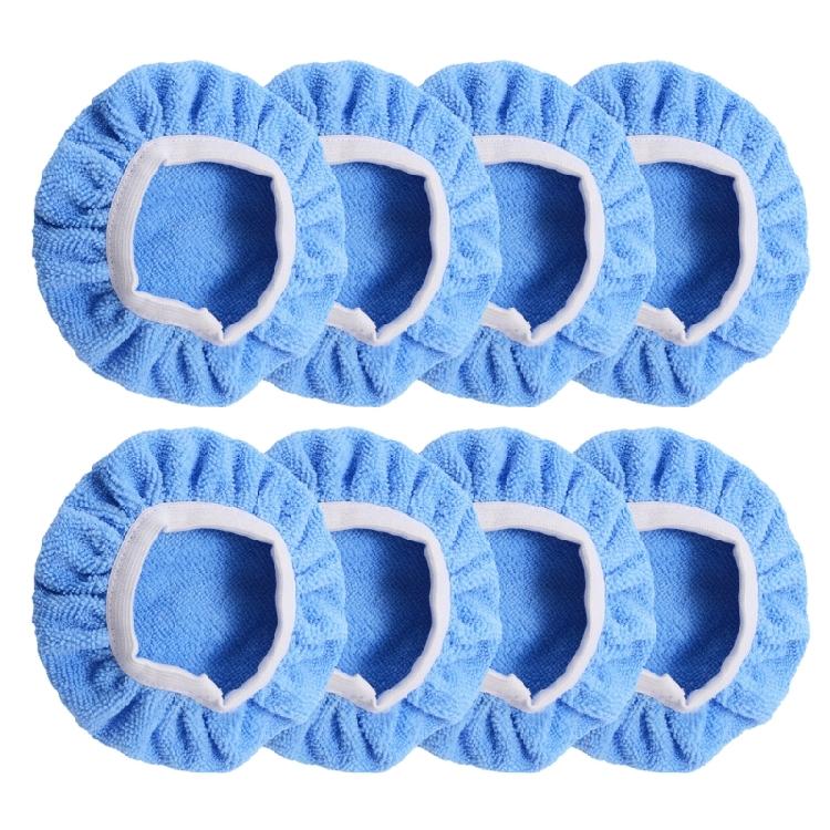 Lot de 8 Tampons Universels pour Serpillère à Vapeur Pour Nettoyeurs Portables Tampon de Nettoyage en Microfibre Chiffons de Remplacement en Microfibre