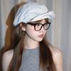 Adjustable Striped Berets Breathable Newsboy Cap New British Cap  for Women Girl