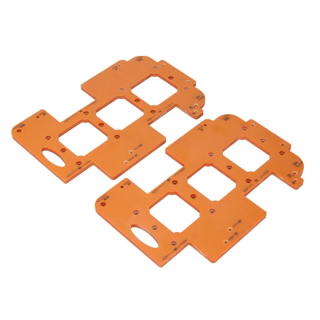 Hole Opening Templates Multifunctional Corner Radius and Outlet Punching Template Set for Home