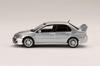HJ64 Mitsubishi Lancer Evolution 9 GSR with Engine Display Cool Silver Finished 1/64 Model, Metallic,