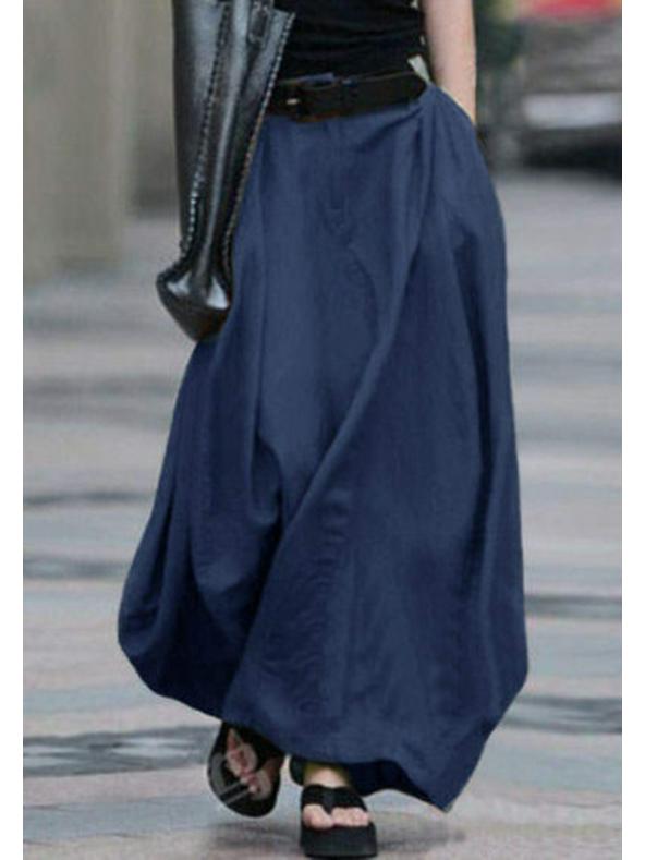 2023 High Waist A-line Midi Skirt: Plus Size, Slimming Women's Dance Skirt