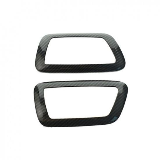 Carbon Fiber Look Interior Door Handle Panel Cover Trim Fits Toyota Tacoma 16-20