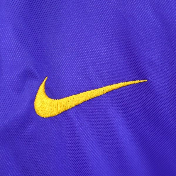 NIKE 90s 00s White Tag Old Big logo embroidery Batting jacket Nylon Hood Men's Used