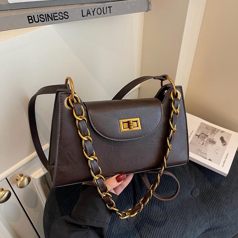 Premium Sense Bag Women's 2025 New Trendy Niche Armpit Bag Going Out To Work Commuting Single Shoulder Crossbody Small Square Bag