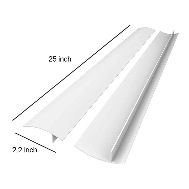 1/2Pcs Kitchen Silicone Stove Counter Gap Cover Heat Resistant Mat Oil Dust Water Seal Easy Clean Spills Between Counter