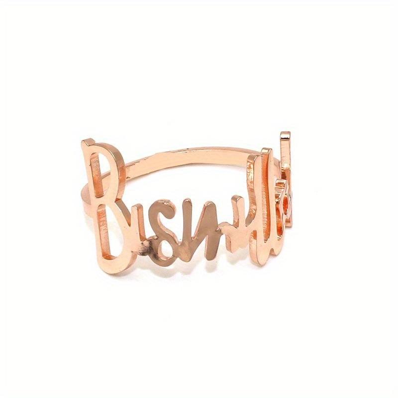 12Pcs Bismillah Napkin Rings Gold Alloy Letter Napkin Holder Muslim Islamic Ramadan Kareem Party Decor Eid Mubarak Gifts