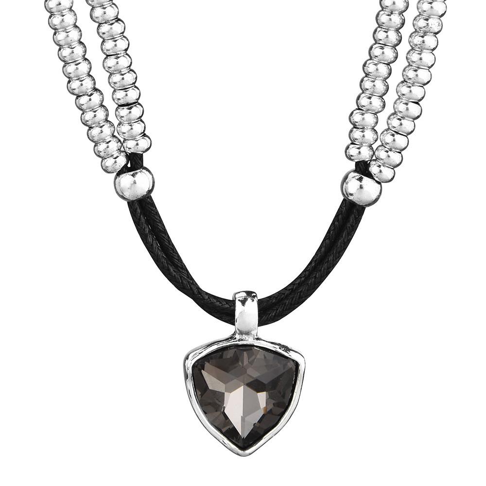 Vintage Heart Shape Necklace With Handcrafted Chain For Women