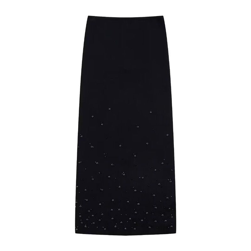 

Fashion Style 2024 Spring New Arrival Women s Beaded Knitting Tops High Waist Skirt 3920083 800 Skirt L