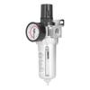 Compressed Air Filter Regulator Combo Water Oil Trap Separator with Gauge for Compressed Air Lines