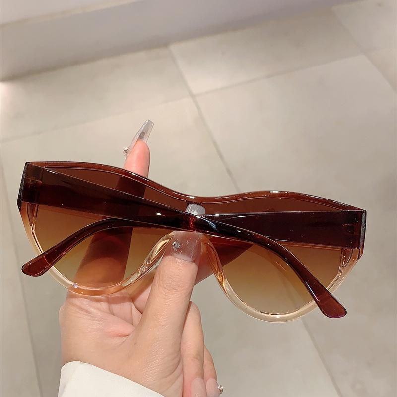 Integrated Large Frame Sunglasses Windproof Style Sunglasses Neutral and Versatile UV Resistant Sunglasses