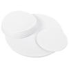 Felt Dish Protection Pad AntiFriction Storage Separator Insulation Mat Food Plate Porcelain Divider(White 48PCS)