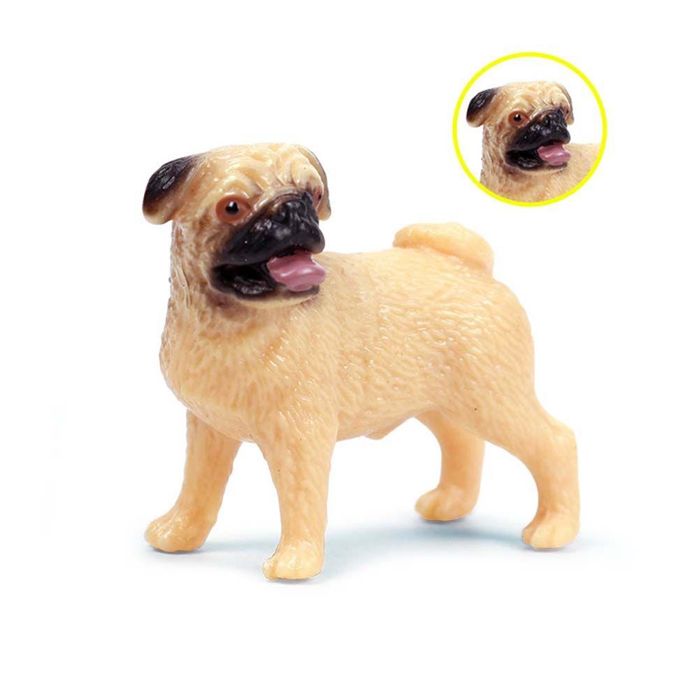 Mini Craft Simulation Dog Farm Accessories Hound Miniature Ornaments Figurines Animal Model