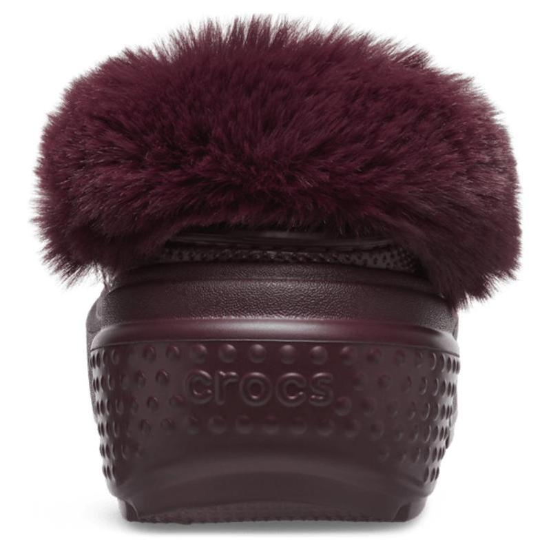 Crocs STOMP LINED CLOG Sandals 'Dark Cherry' Women's