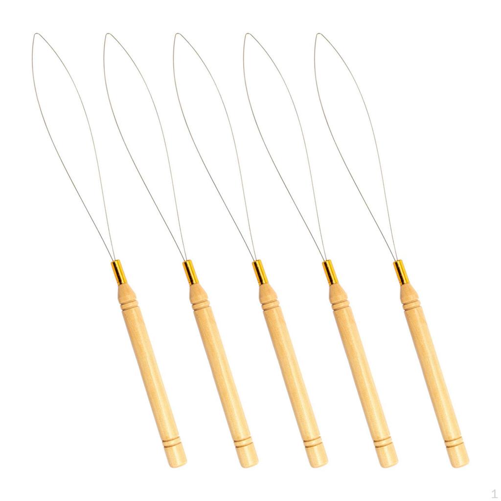 Ergonomic Wooden Handle Sewing Tool Kit for Hair