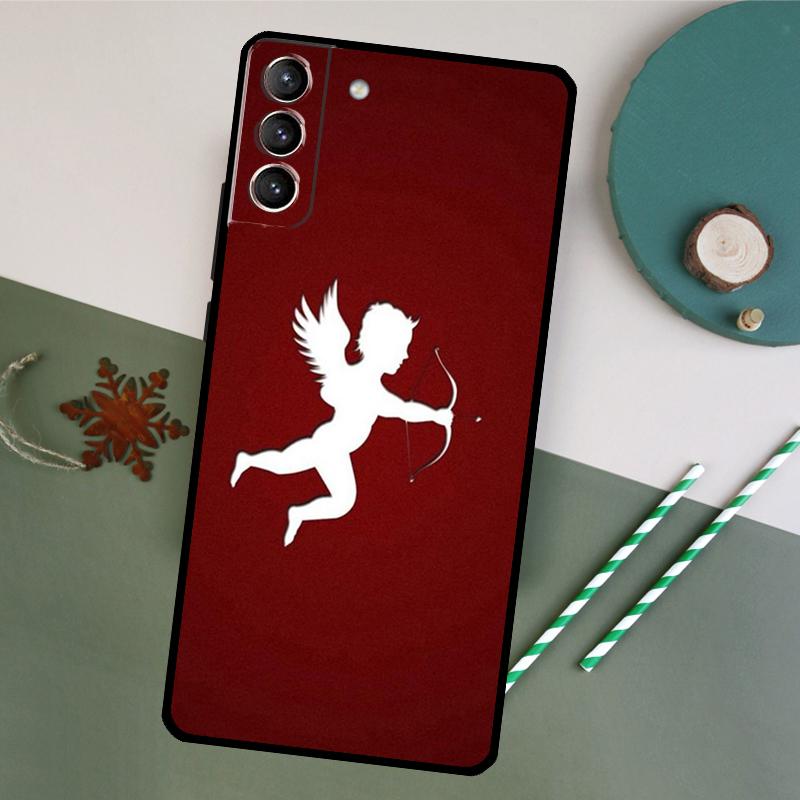 Angel Cupid Art Paint Phone Case For Samsung Galaxy S26 S24 Ultra S20 S21 S22 S23 S25 Plus S10 S25 FE Back Cover