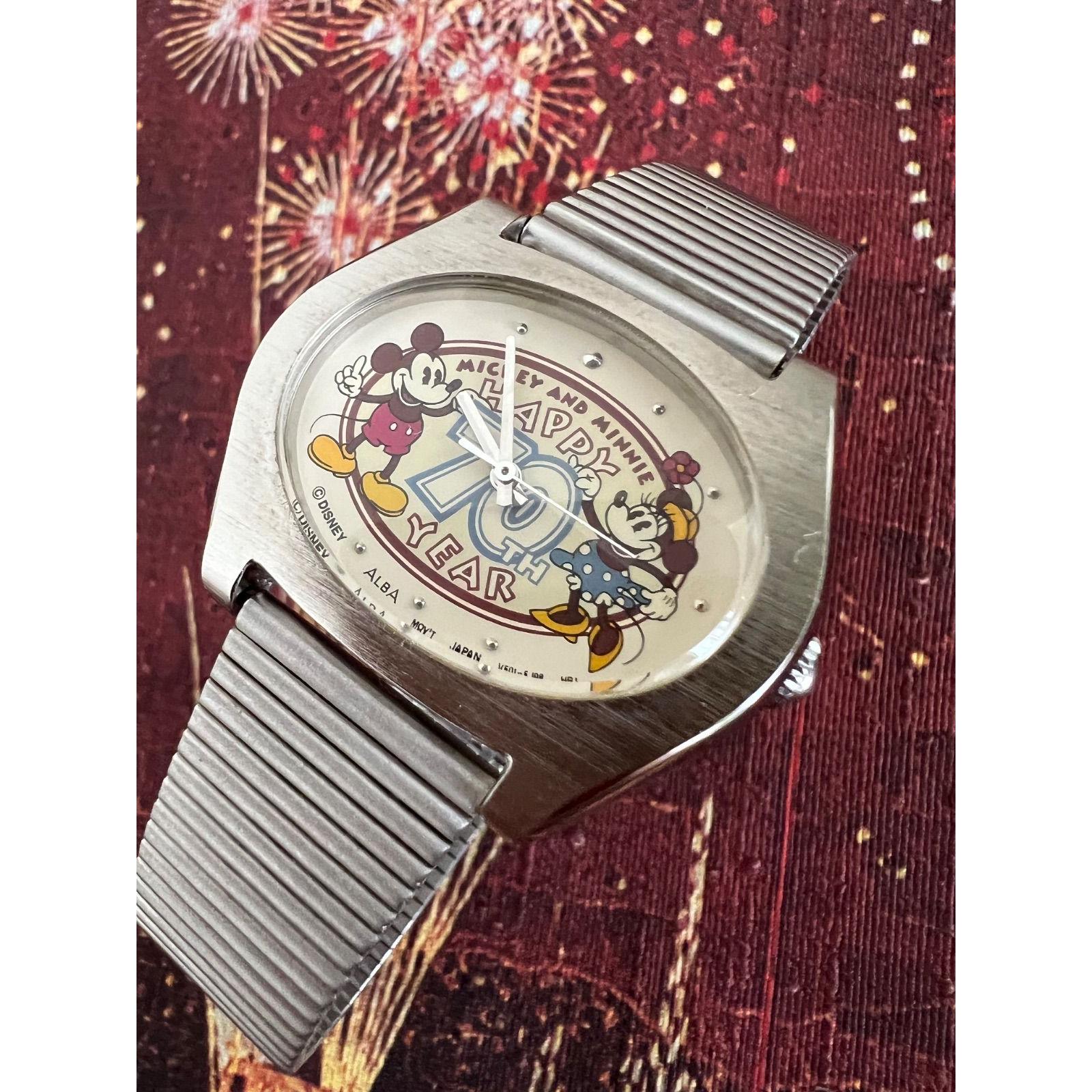Seiko AlbaMickey Mouse collaboration 70th anniversaryQuartz watchWorking itemSEIKO