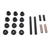 Front Lower Spring Upper A Arm Bushings 1022874011 Front Control Arm Bushing and Sleeves Kit Replacement for Club Car