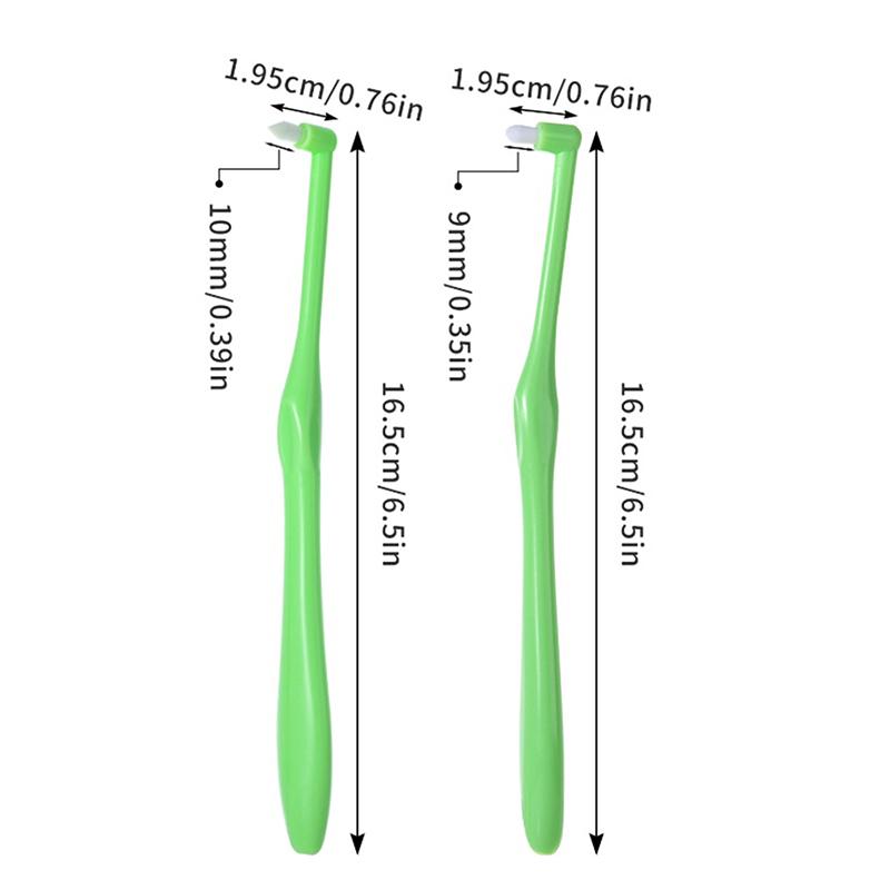 Small Head Single-Beam Teeth Cleaning Toothbrush Interdental Brush Soft Hair Implant Adult Oral Care Tools Deep Oral Cleaning