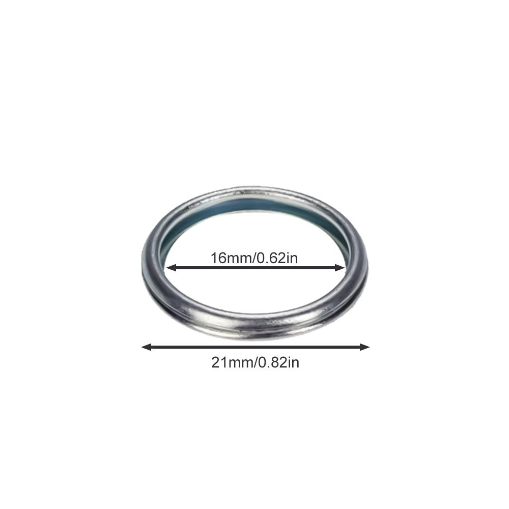 10pcs Set Washer 16mm Oil Drain Plug Crush Gasket OEM for Subaru Crosstrek Forester Impreza WRX Legacy XV 803916010