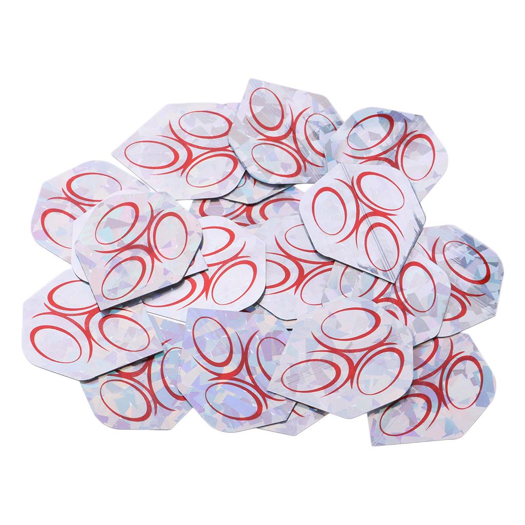 Bundle of 20 Standard Dart s Professional Durable PET Dart Tail Wing - Fits for Steel/Soft Tip Darts