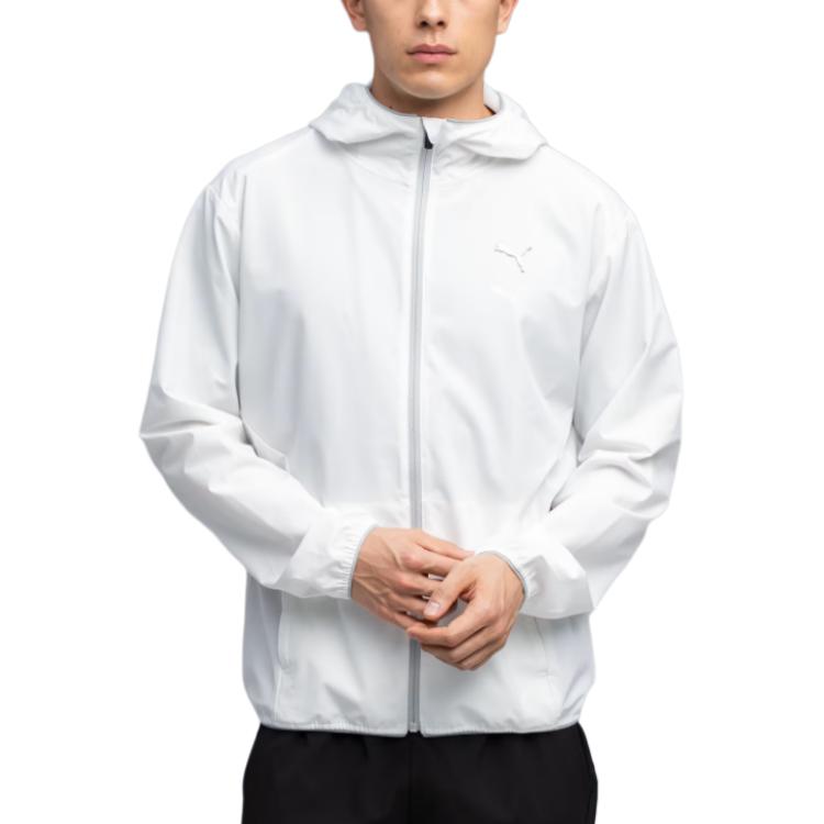 Puma Solid Color Long Sleeve Jacket Men jackets 528933-02