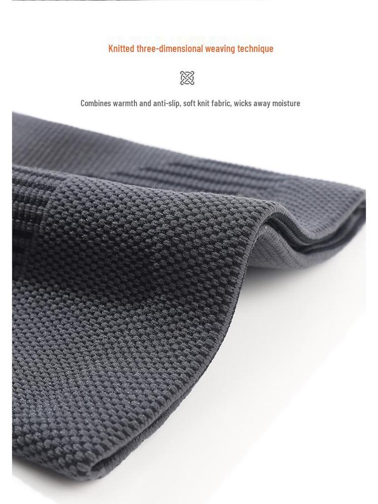 Wärmeerzeugende Kniebandagen für Wärme: Feuchtigkeitsabsorbierende und Kälteabweisende Ärmel für Gelenkkomfort älterer Menschen im Winter, Unisex-Design