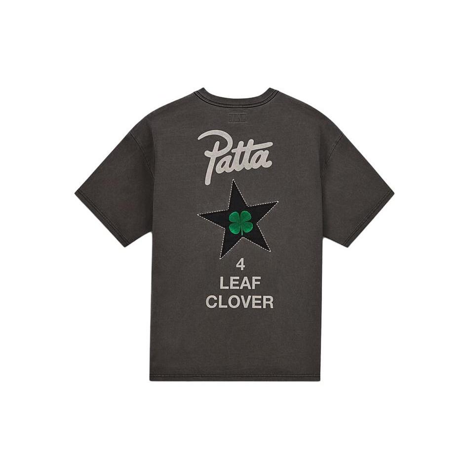 Converse x Patta Four-Leaf Clover Short Sleeve T-Shirt Asia Sizing  Black  Men s 10024663-A01 L