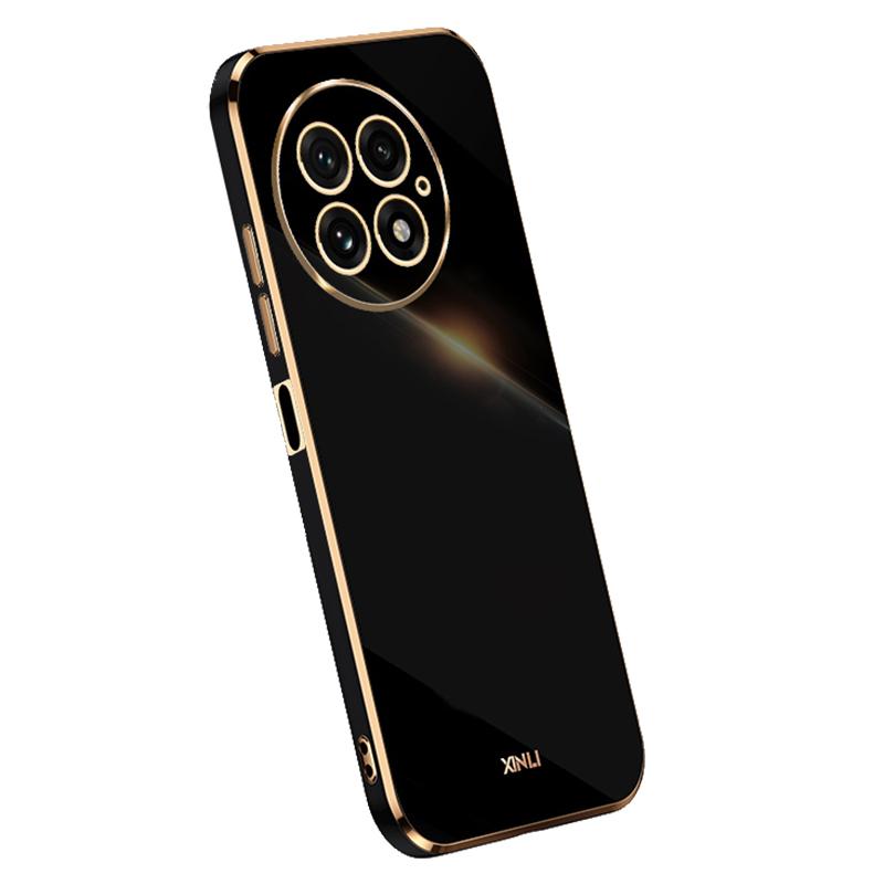 XINLI For OnePlus 13 Case TPU Phone Cover with Electroplating Frame F