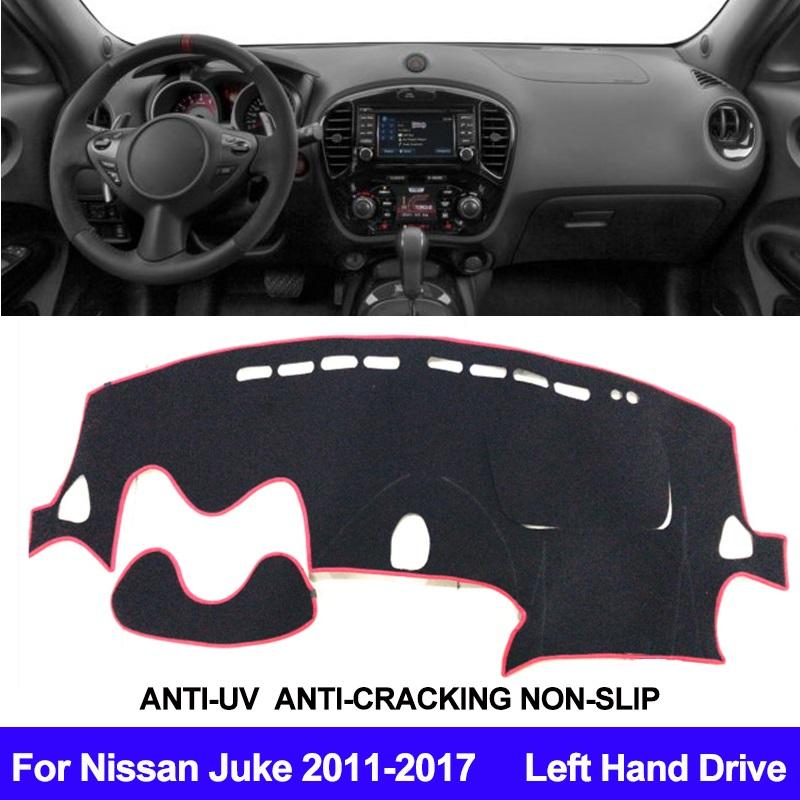 

Для Nissan Juke 2011 2012 2013 2014 2015 2016 2017 крышка приборной панели автомобиля Dashmat анти-УФ автомобильный коврик для приборной панели солнцезащитный козырек