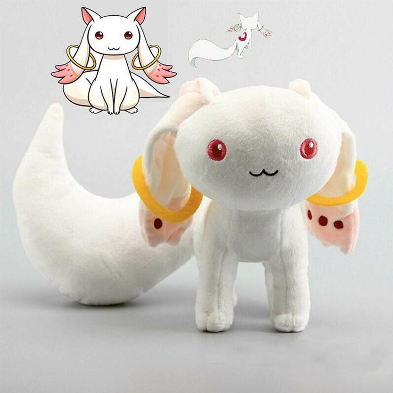 Cute And Soft Anime Magi Madoka Kyubey Plush Toy For Kids And Cosplay Lovers