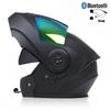Full Face Motorcycle Helmet With Dual Visors Flip-Up Design All Season Riding Gear Scooter Electric Bike