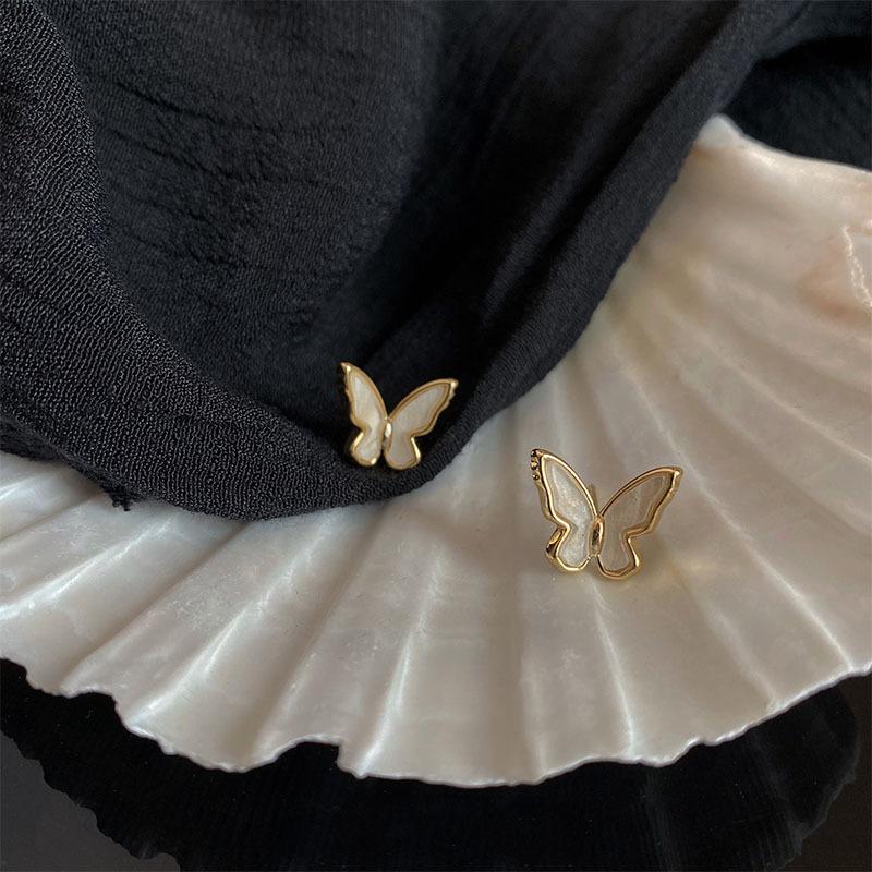 Korean Retro Acrylic Butterfly Earrings Fashion Cute Animal Brincos  Statement Stud Earrings Jewelry Gift
