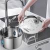 3.2L Pet Water Dispenser Stainless Steel Automatic USB Water Fountain For Dog Cats with MultiLayer Filtration Systems