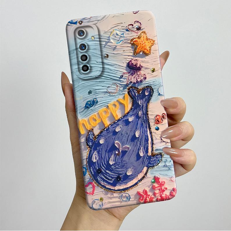 For Realme X2 XT Case RMX1921 RMX1991 RMX1993 Pretty Flowers Silicone Soft TPU Shockproof Phone Cover For OPPO K5 Coque Fundas