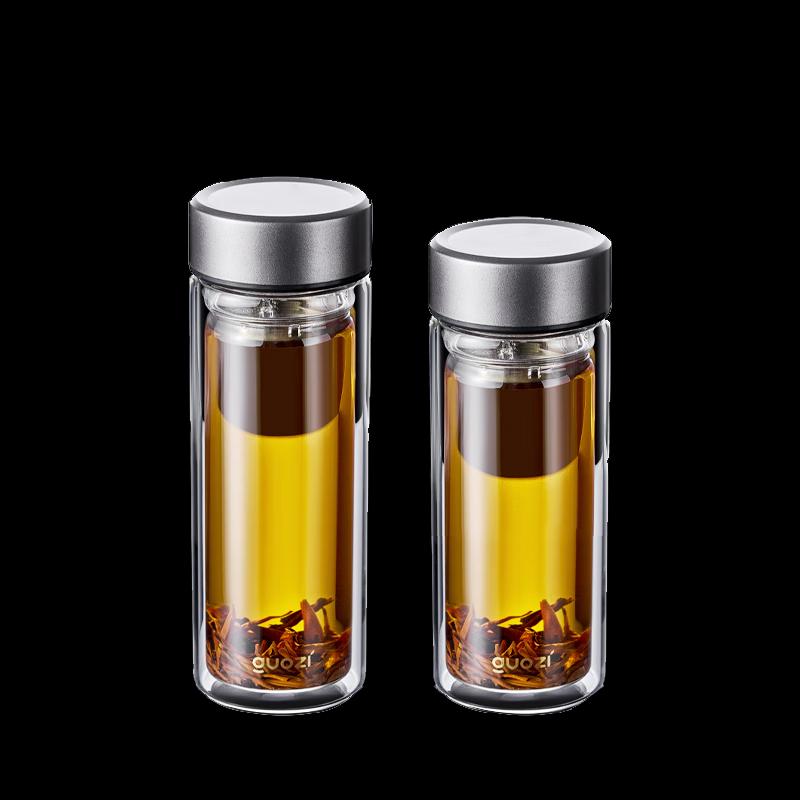 Guozi Double-Layer Borosilicate Glass Tumbler