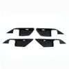 Bright Black Inner Door Handle Bowl Cover Trim 4pcs For Toyota Camry 2025 2026