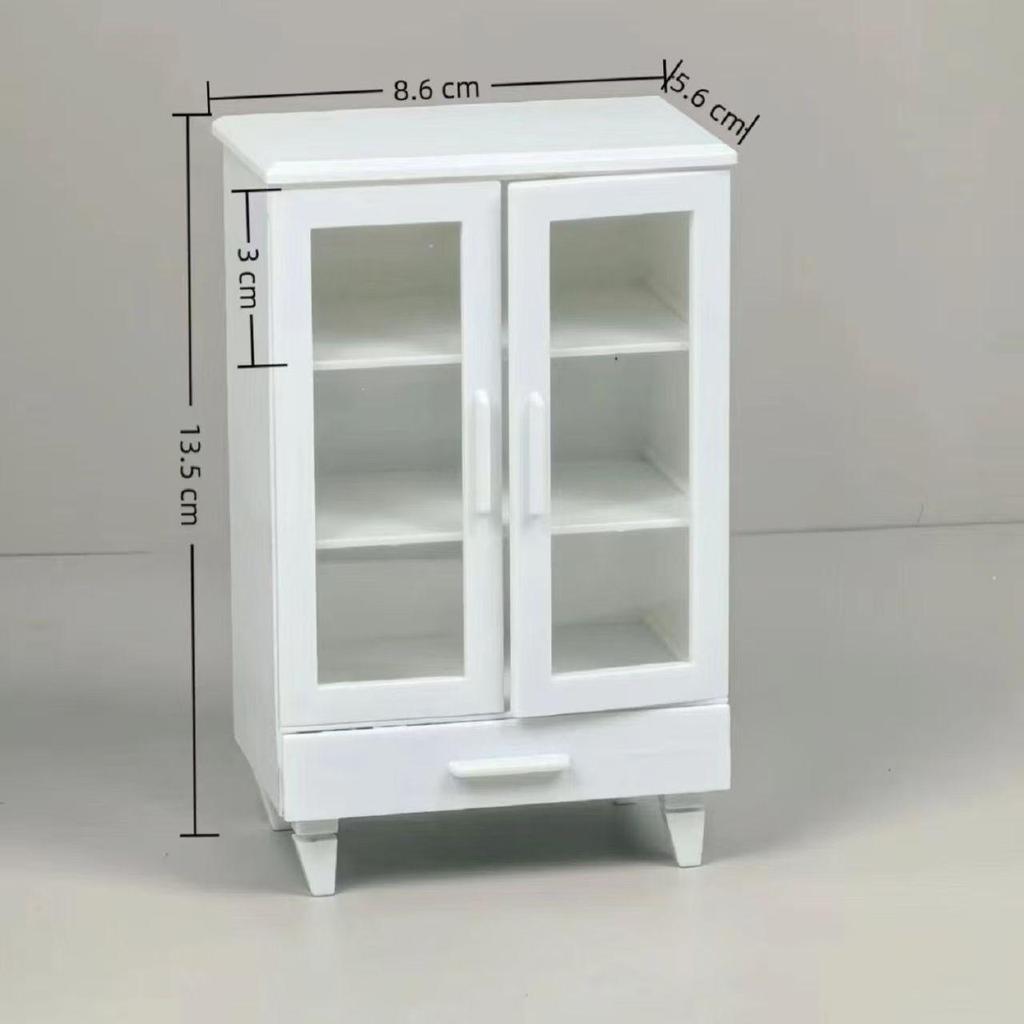 Miniature Playhouse Display Cabinet Toy - Perfect Gift & Video Prop for Girls