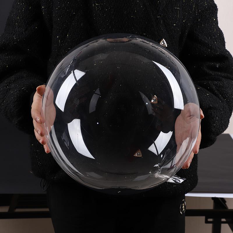 10/12/18/20/24inch Transparent Bobo Balloon 10Pcs Clear Bubble Ball Wedding Birthday Party Decoration Kids Favors Helium Globos