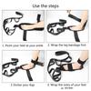Stretching Strap Hamstring Stretcher Foot Stretcher Calf Stretcher,Leg Stretcher,igament Stretching Belt for Pain-Relief