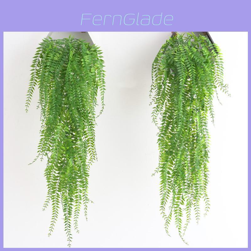 Salix Babylonica Faux Plant Wall Hanging Indoor Decor With Plastic Foliage For Home And Photography