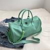 Borse da Viaggio Impermeabili con Texture Coccodrillo, Borsa a Mano Tote Capiente, Borse da Viaggio Duffel, Pelle PU, Borse Sportive Yoga Fitness da Donna