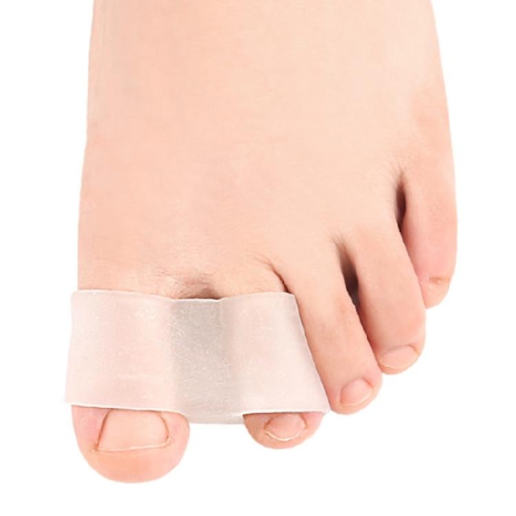 Invisible Toe Spacers For Overlapping Toes 2PCS Flexible Silicone Bunions Relief Supports Foot Comfortable In Tight Shoes