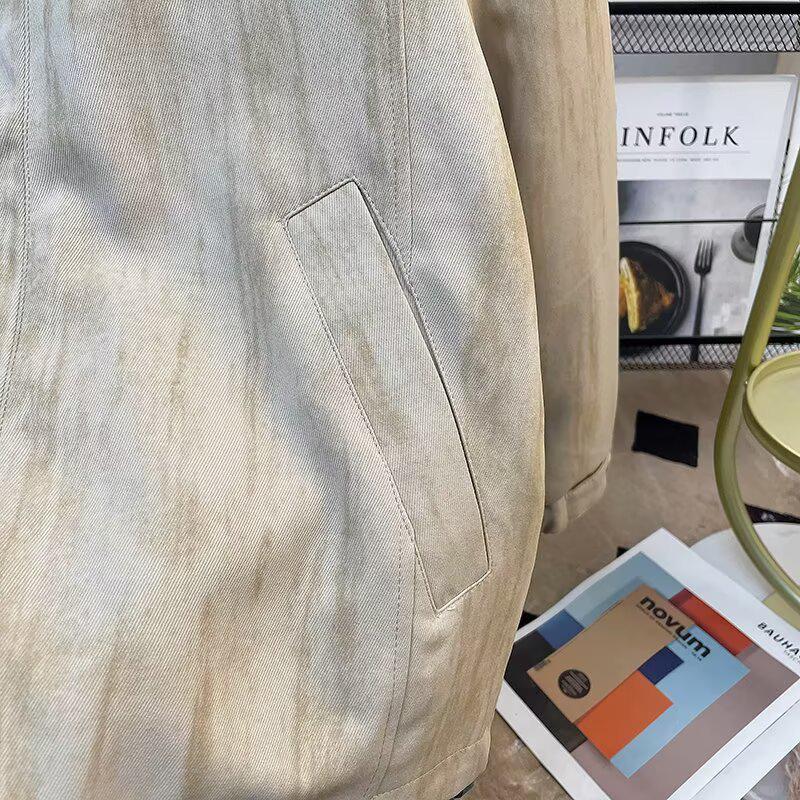 Trendy Two-Piece Denim Lapel Jacket for Men - Spring/Autumn 2025 Collection