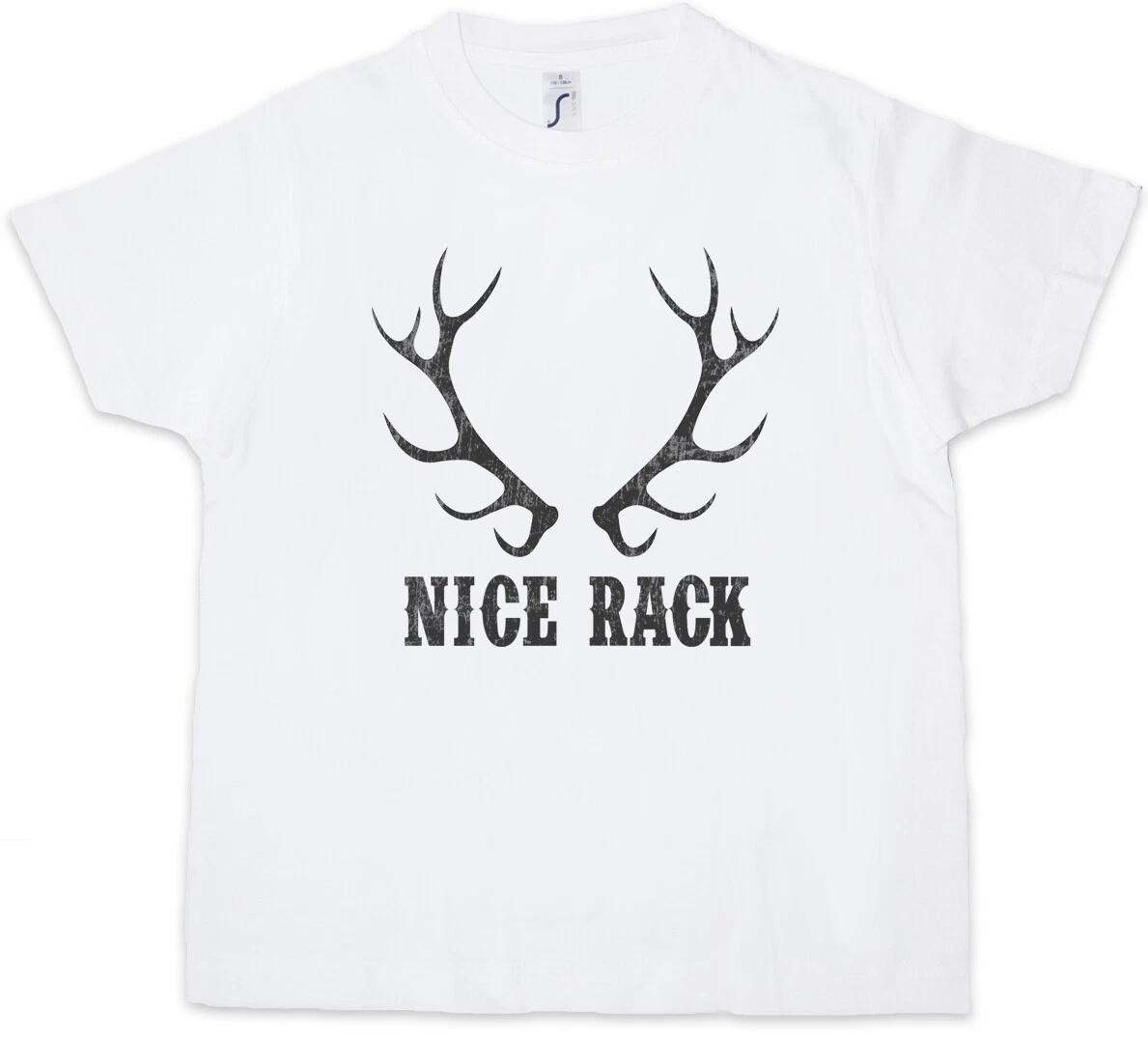 NICE RACK Kids Boys T-Shirt Hunter Fun Deer Hunting Rifle Hillbilly Hunt- 100