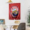 Fc Bayern Munich Wall Decor Tapestry Art For Pet Memorial Birthdaywedding Party Backdrop Family Gift