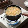 Uncoated Oil Splashing Pot Wooden Handle Omelette Pan Universal Butter Melting Pot  Stove