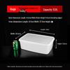 Food-Grade Milky White Plastic Storage Container for Kitchens & Restaurants, Anti-Fall, Ideal for Refrigerators and Commercial Use