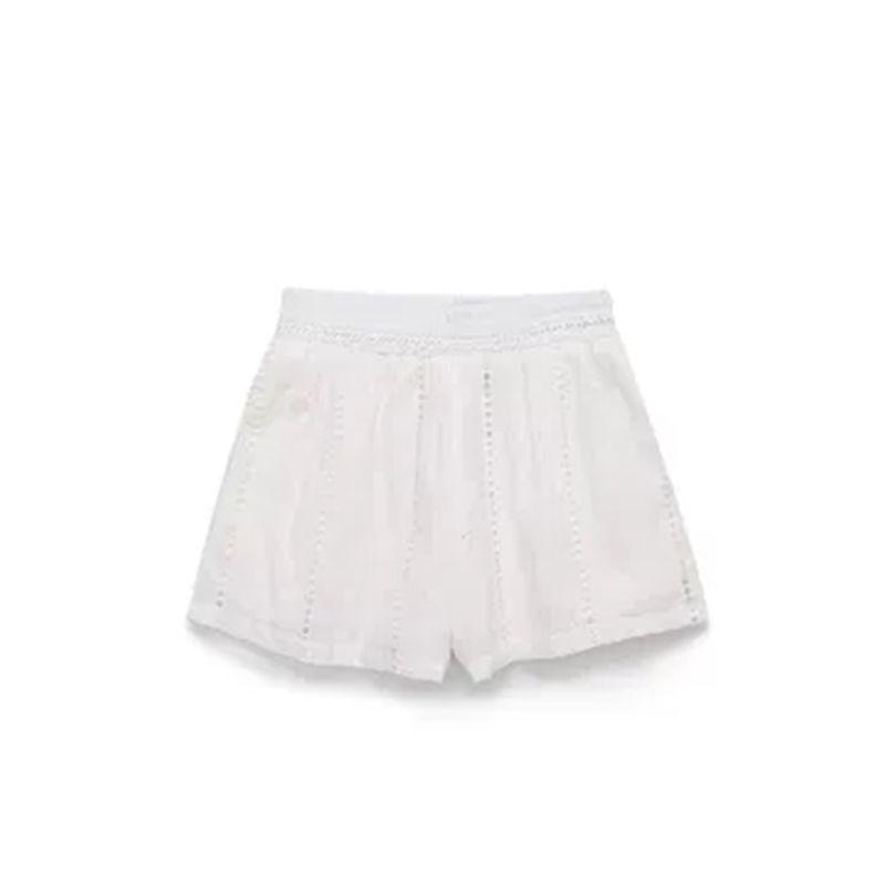 Jnleaog Summer New Women's Clothing Fashion Style Cut Out Embroider High Waist Casual Shorts 8741229 250