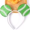Soccer Fan Headband, Team Spirit Hair Hoop, Football Theme Party Headwear for Game Day, Fan Celebration