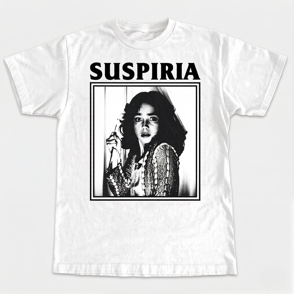 

Suspiria 1977 T Shirt Unisex T Shirt Blouses Essential Gym TShirts Suitable for Both Unisex Women Y2k Clothes Unisex Unisexs Tshirts S